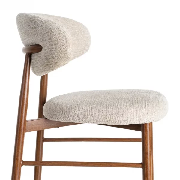 TABURETE 65CM BEIGE TEJIDO-METAL 53 X 52 X 95 CM - Imagen 8