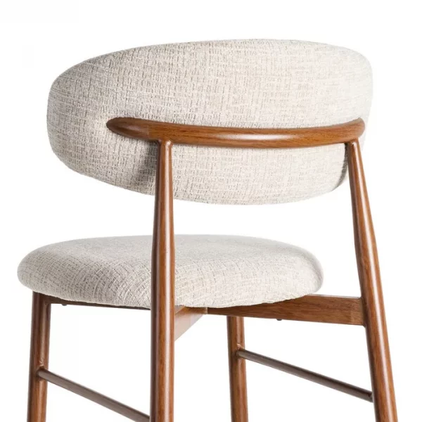TABURETE 75CM BEIGE TEJIDO-METAL 54 X 52 X 105 CM - Imagen 7