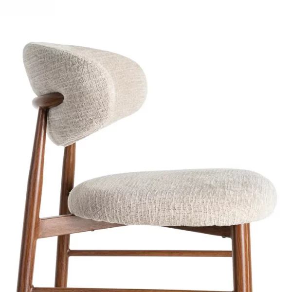 TABURETE 75CM BEIGE TEJIDO-METAL 54 X 52 X 105 CM - Imagen 8