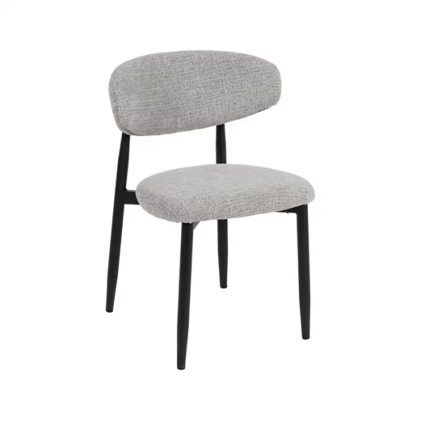 SILLA GRIS TEJIDO-METAL 53 X 51 X 76,50 CM - Imagen 3