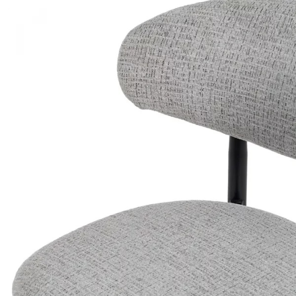 SILLA GRIS TEJIDO-METAL 53 X 51 X 76,50 CM - Imagen 6