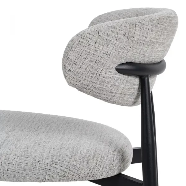 SILLA GRIS TEJIDO-METAL 53 X 51 X 76,50 CM - Imagen 7
