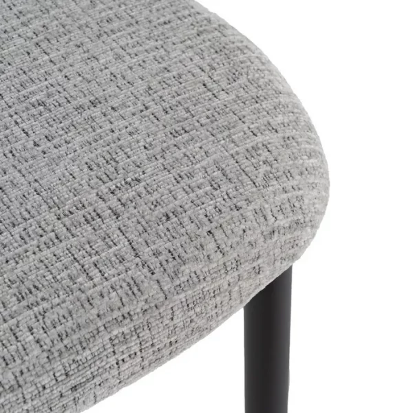 SILLA GRIS TEJIDO-METAL 53 X 51 X 76,50 CM - Imagen 8