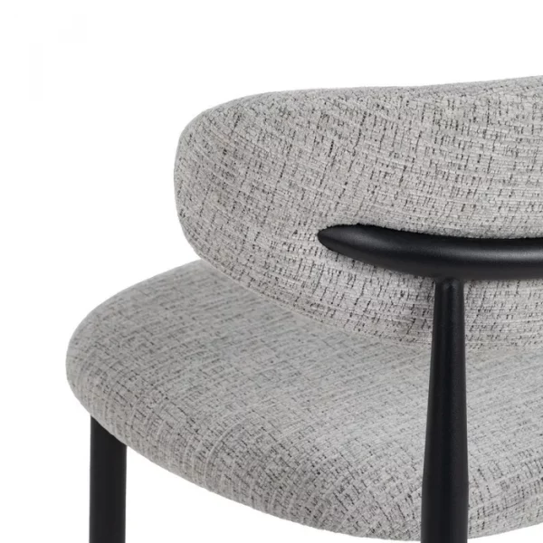 SILLA GRIS TEJIDO-METAL 53 X 51 X 76,50 CM - Imagen 9