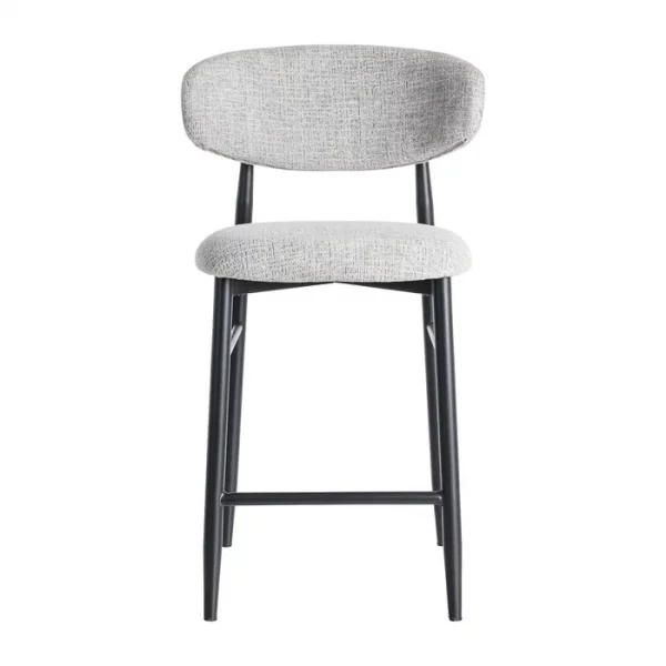 TABURETE 65CM GRIS TEJIDO-METAL 53 X 52 X 95 CM - Imagen 4