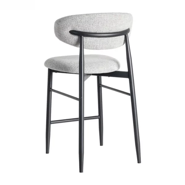TABURETE 65CM GRIS TEJIDO-METAL 53 X 52 X 95 CM - Imagen 6
