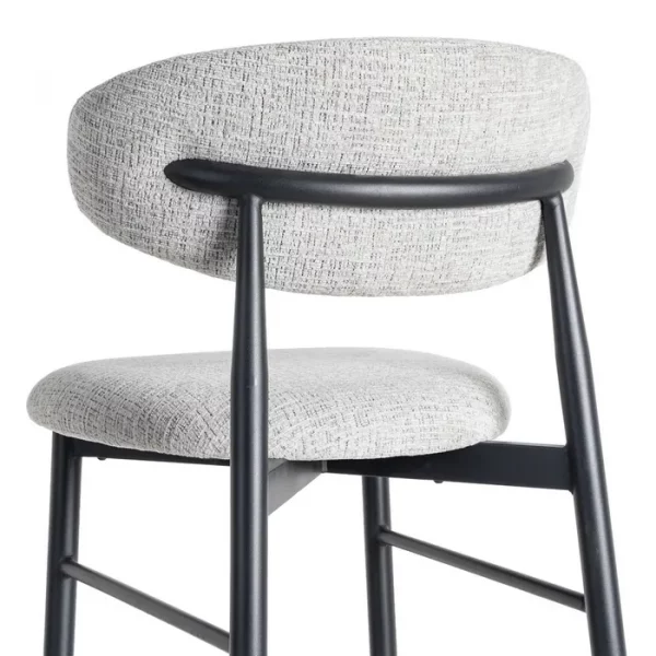 TABURETE 65CM GRIS TEJIDO-METAL 53 X 52 X 95 CM - Imagen 7