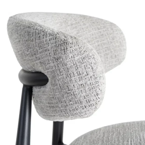 TABURETE 65CM GRIS TEJIDO-METAL 53 X 52 X 95 CM - Imagen 9