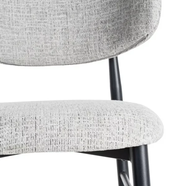 TABURETE 65CM GRIS TEJIDO-METAL 53 X 52 X 95 CM - Imagen 10