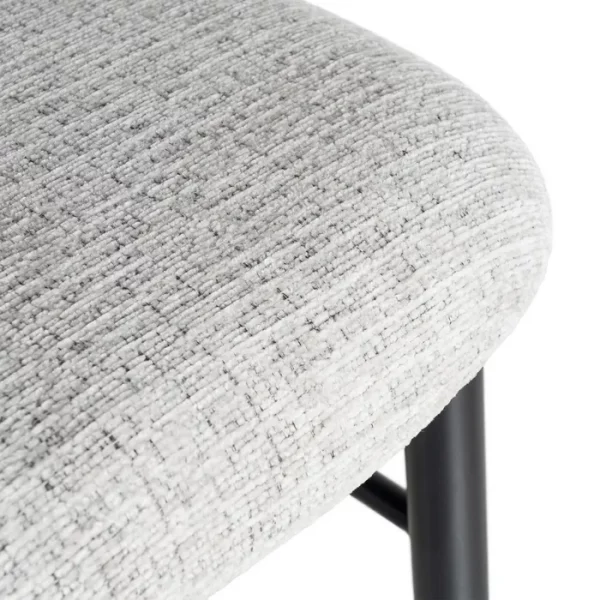 TABURETE 65CM GRIS TEJIDO-METAL 53 X 52 X 95 CM - Imagen 11