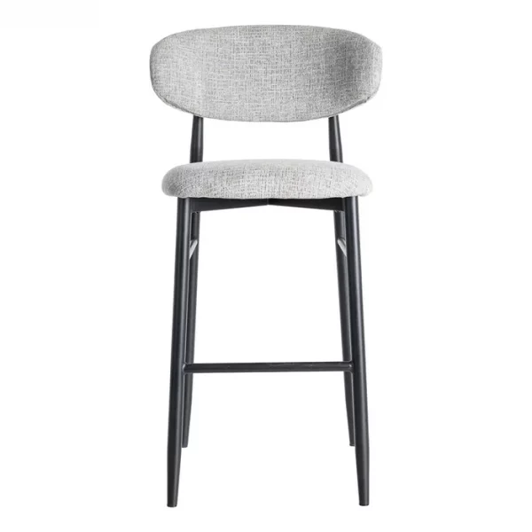 TABURETE 75CM GRIS TEJIDO-METAL 54 X 52 X 105 CM - Imagen 4