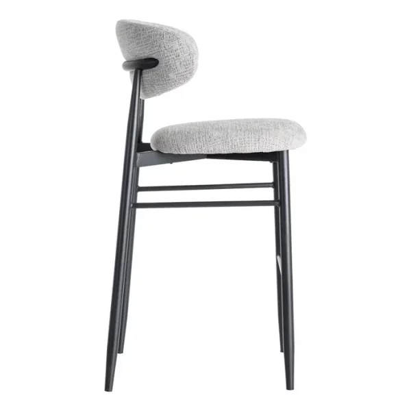 TABURETE 75CM GRIS TEJIDO-METAL 54 X 52 X 105 CM - Imagen 5