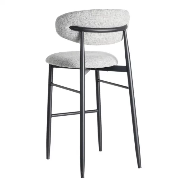 TABURETE 75CM GRIS TEJIDO-METAL 54 X 52 X 105 CM - Imagen 6