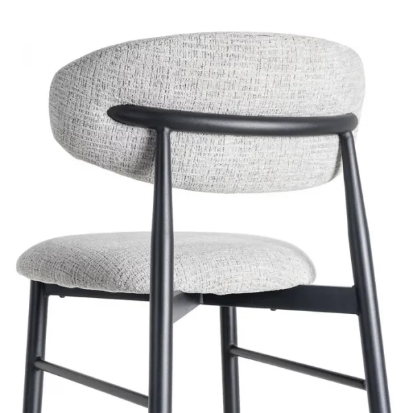 TABURETE 75CM GRIS TEJIDO-METAL 54 X 52 X 105 CM - Imagen 7