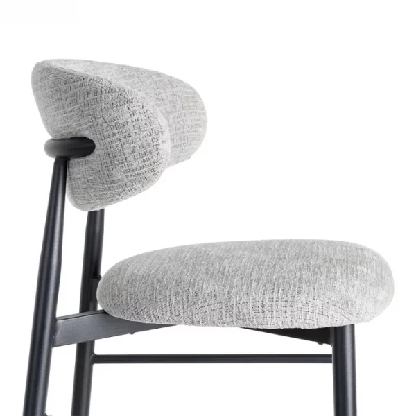 TABURETE 75CM GRIS TEJIDO-METAL 54 X 52 X 105 CM - Imagen 8