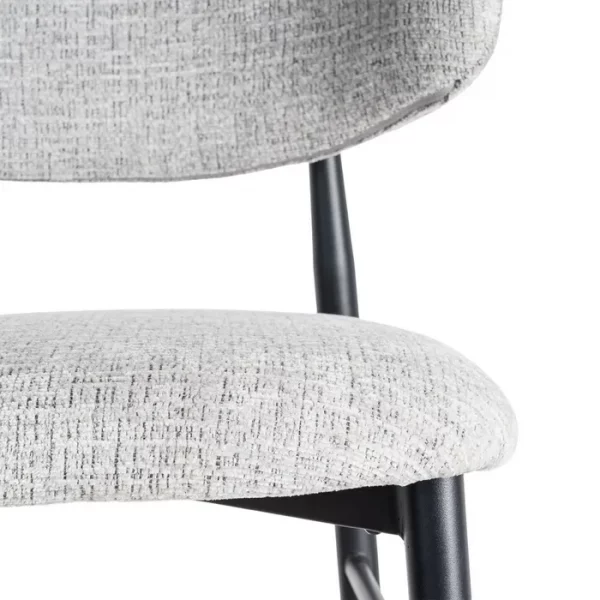 TABURETE 75CM GRIS TEJIDO-METAL 54 X 52 X 105 CM - Imagen 10