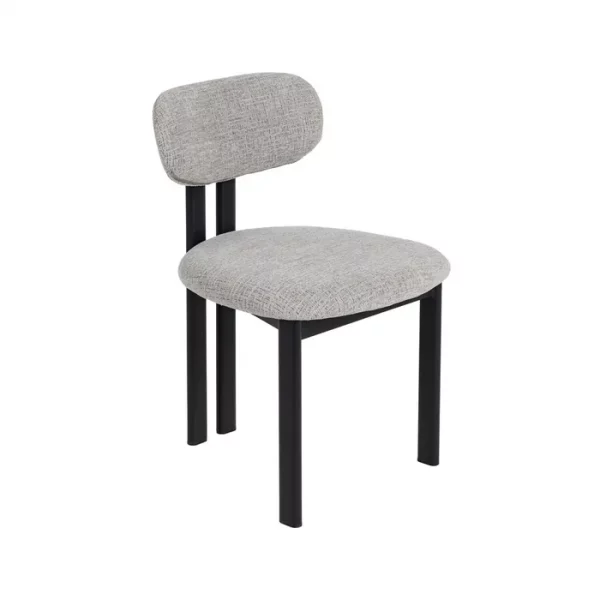 SILLA GRIS TEJIDO-METAL 50 X 47 X 81 CM - Imagen 3