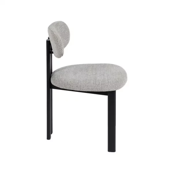 SILLA GRIS TEJIDO-METAL 50 X 47 X 81 CM - Imagen 4