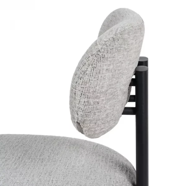 SILLA GRIS TEJIDO-METAL 50 X 47 X 81 CM - Imagen 7