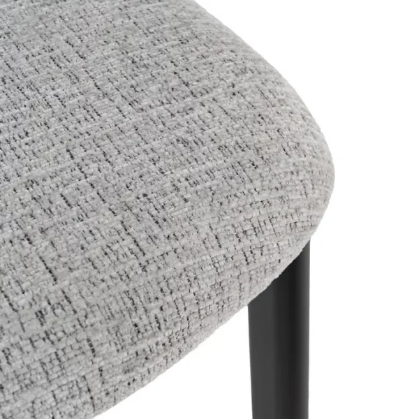 SILLA GRIS TEJIDO-METAL 50 X 47 X 81 CM - Imagen 8