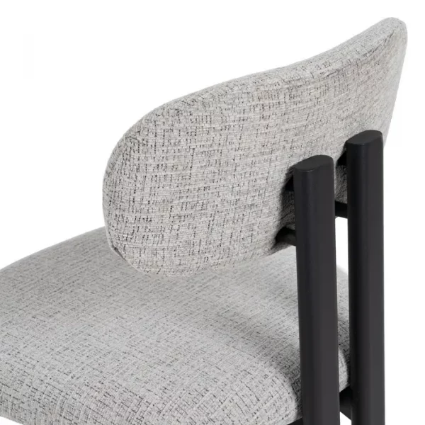 SILLA GRIS TEJIDO-METAL 50 X 47 X 81 CM - Imagen 9