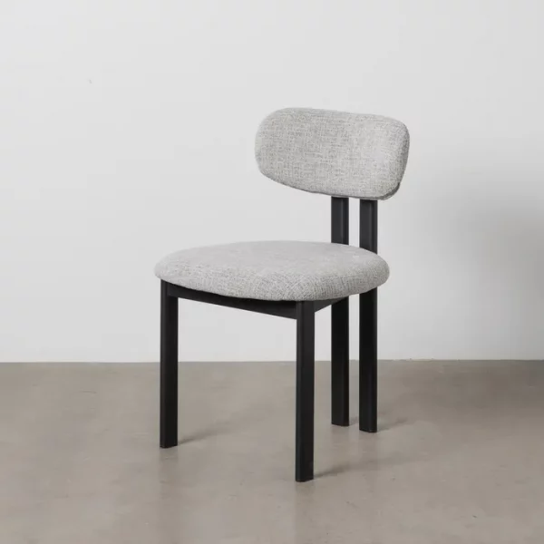 SILLA GRIS TEJIDO-METAL 50 X 47 X 81 CM - Imagen 2