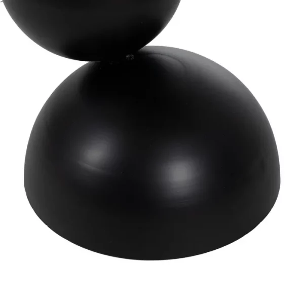 MESITA BEIGE-NEGRO METAL-MÁRMOL 60 X 60 X 58,50 CM - Imagen 7