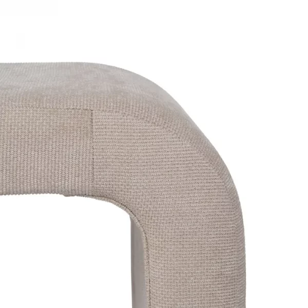 S/3 BANCO BEIGE DM-TEJIDO 126 X 43 X 50 CM - Imagen 8