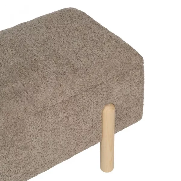 BANCO BAÚL TAUPE DM-TEJIDO 122 X 42 X 45 CM - Imagen 5