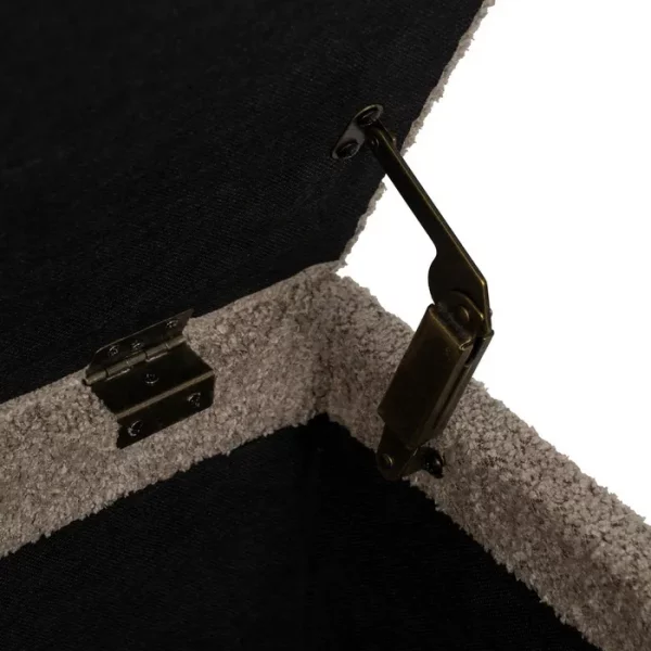 BANCO BAÚL TAUPE DM-TEJIDO 122 X 42 X 45 CM - Imagen 6