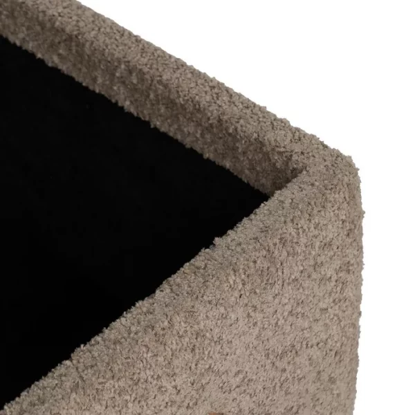 BANCO BAÚL TAUPE DM-TEJIDO 122 X 42 X 45 CM - Imagen 7