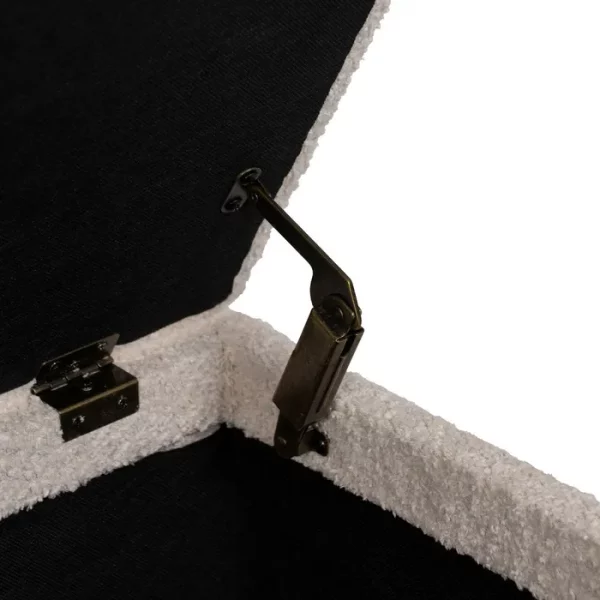 BANCO BAÚL CREMA DM-TEJIDO 122 X 42 X 45 CM - Imagen 6