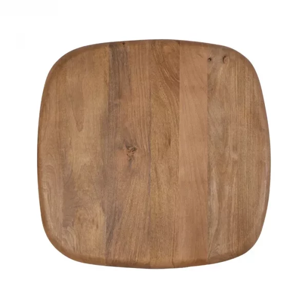 S/2 MESA CENTRO MADERA-METAL SALÓN 90 X 90 X 40 CM - Imagen 8
