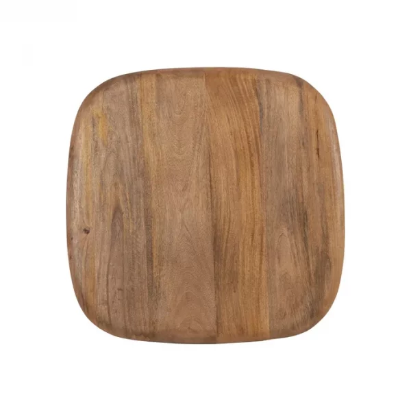 S/2 MESA CENTRO MADERA-METAL SALÓN 90 X 90 X 40 CM - Imagen 9