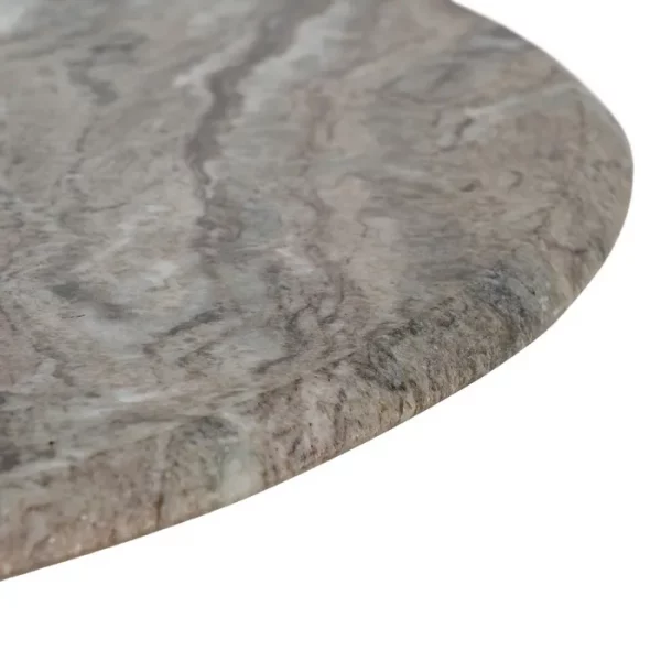 S/2 MESA CENTRO MADERA-MÁRMOL SALÓN 80 X 74 X 44 CM - Imagen 7