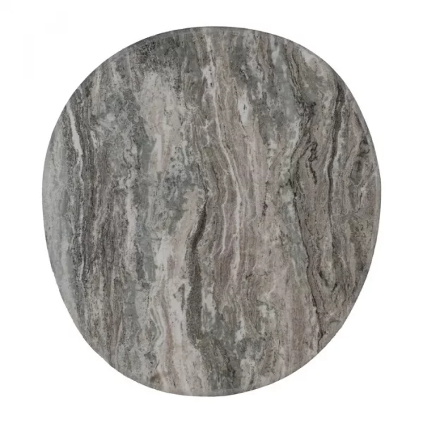 S/2 MESA CENTRO MADERA-MÁRMOL SALÓN 80 X 74 X 44 CM - Imagen 8