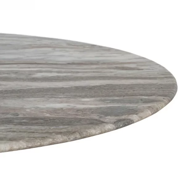 S/2 MESA CENTRO METAL-MÁRMOL SALÓN 100 X 100 X 38 CM - Imagen 7