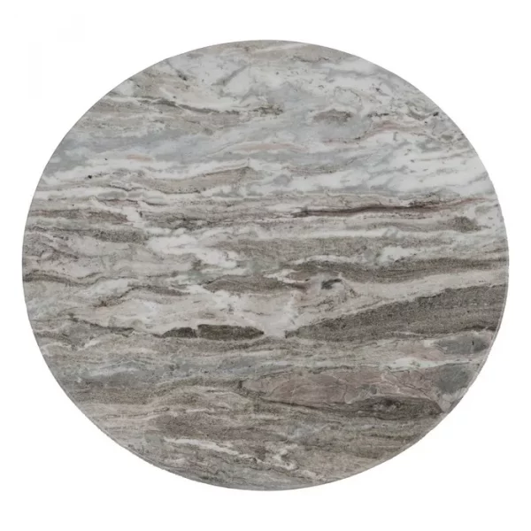 S/2 MESA CENTRO METAL-MÁRMOL SALÓN 100 X 100 X 38 CM - Imagen 8