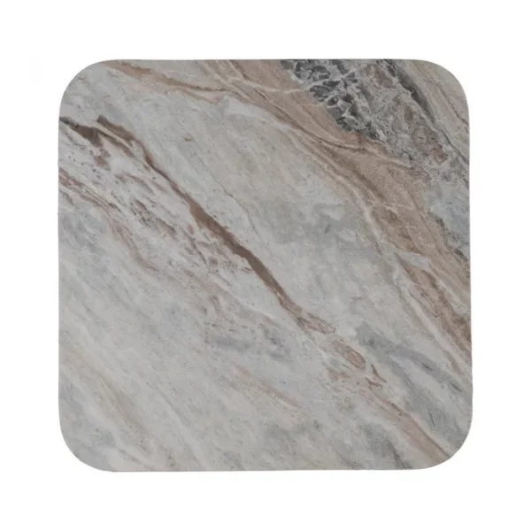 S/2 MESA CENTRO MADERA-MÁRMOL SALÓN 100 X 100 X 41 CM - Imagen 10