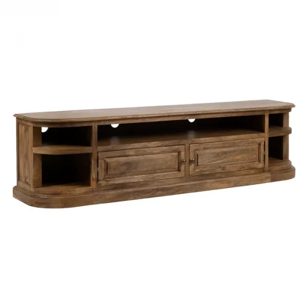 MUEBLE TV NATURAL MADERA DE MANGO SALÓN 198 X 45 X 50 CM - Imagen 3