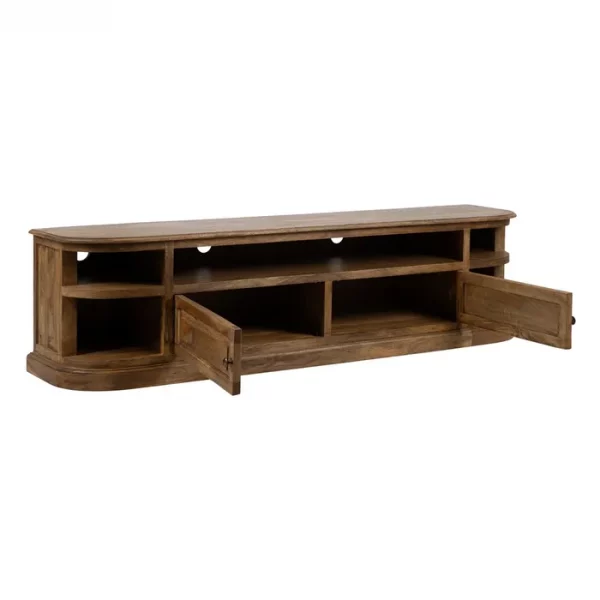 MUEBLE TV NATURAL MADERA DE MANGO SALÓN 198 X 45 X 50 CM - Imagen 4