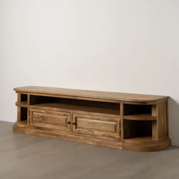 MUEBLE TV NATURAL MADERA DE MANGO SALÓN 198 X 45 X 50 CM - Imagen 2