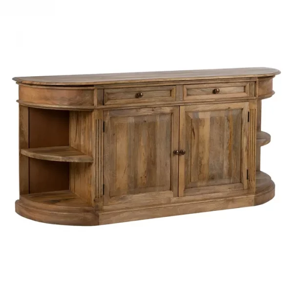 APARADOR NATURAL MADERA DE MANGO SALÓN 189 X 53 X 88 CM - Imagen 3