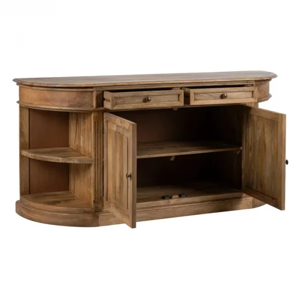 APARADOR NATURAL MADERA DE MANGO SALÓN 189 X 53 X 88 CM - Imagen 4