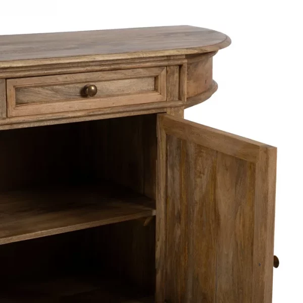 APARADOR NATURAL MADERA DE MANGO SALÓN 189 X 53 X 88 CM - Imagen 7