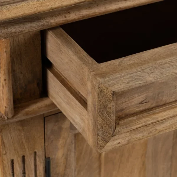 APARADOR NATURAL MADERA DE MANGO SALÓN 189 X 53 X 88 CM - Imagen 8