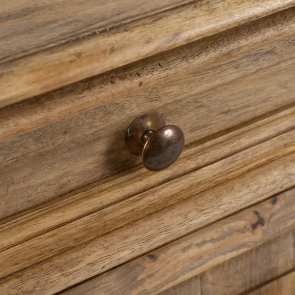 APARADOR NATURAL MADERA DE MANGO SALÓN 189 X 53 X 88 CM - Imagen 10