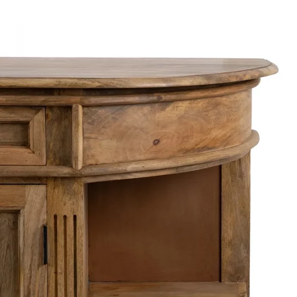 APARADOR NATURAL MADERA DE MANGO SALÓN 189 X 53 X 88 CM - Imagen 11