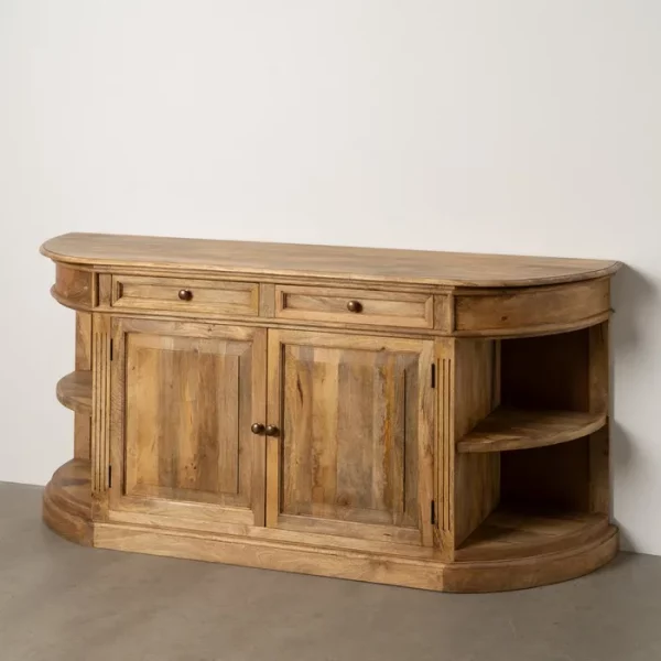 APARADOR NATURAL MADERA DE MANGO SALÓN 189 X 53 X 88 CM - Imagen 2