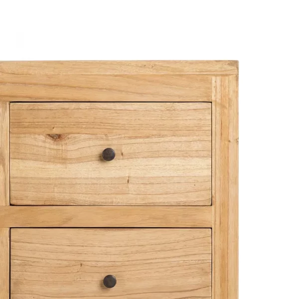 APARADOR NATURAL MADERA MINDI SALÓN 170 X 40 X 88 CM - Imagen 6